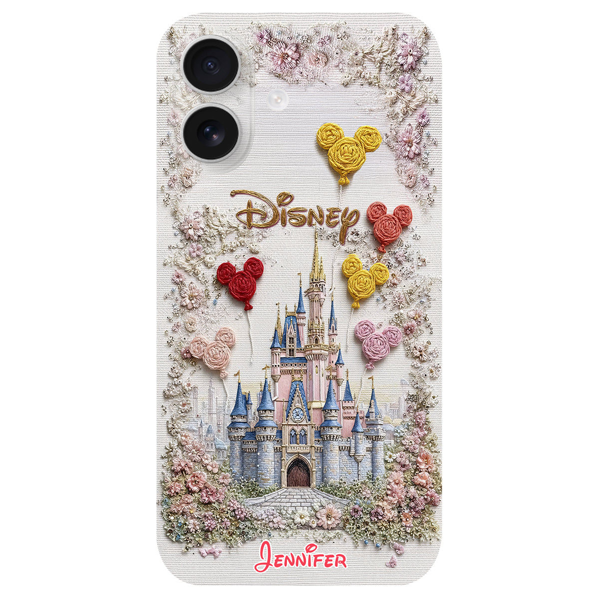 Magical Castle - Personalized Mouse Leather Phone Case