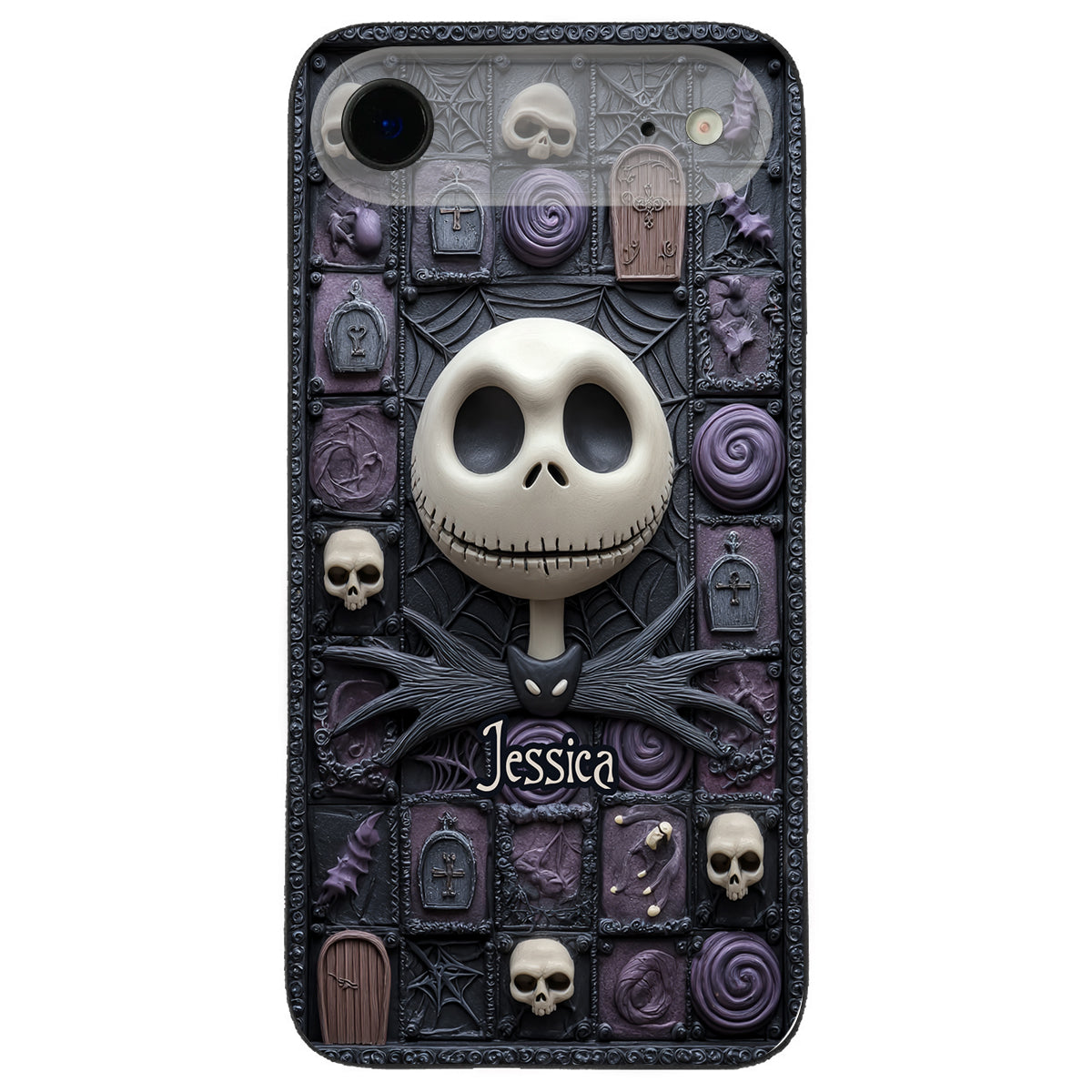 Fantasy Nightmare - Personalized Nightmare Leather Phone Case