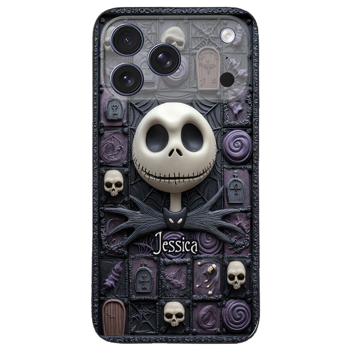 Fantasy Nightmare - Personalized Nightmare Leather Phone Case