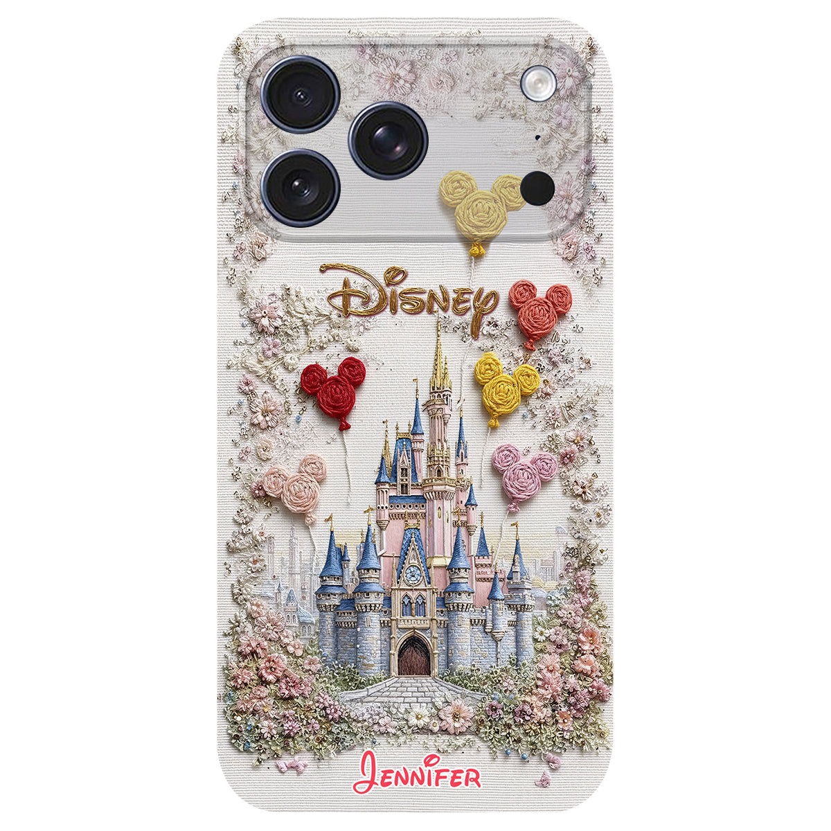 Magical Castle - Personalized Mouse Leather Phone Case