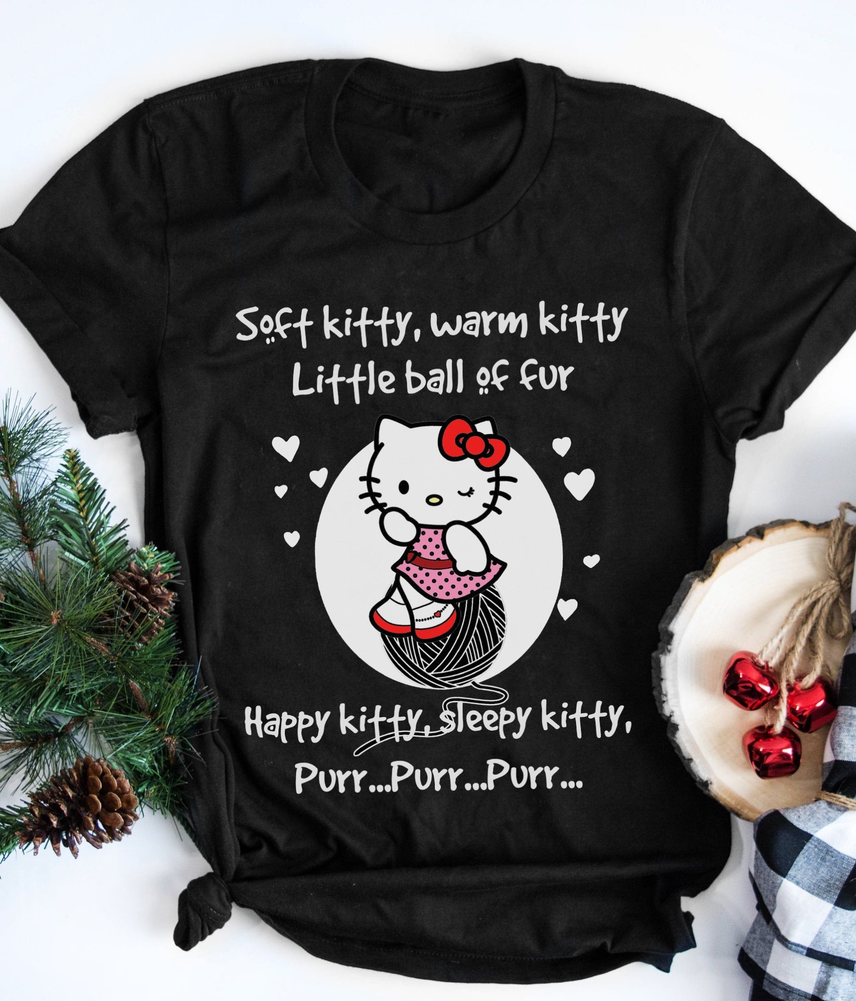 Soft Kitty Warm Kitty White Kitten T-shirt and Hoodie 0823