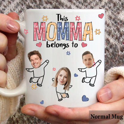 This Mommy/Grandma/Nana Belongs To - Personalized Mother Mug