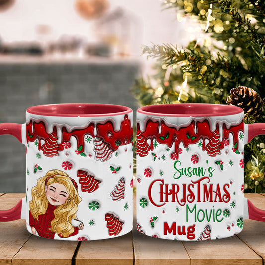 This Is My Christmas Movie Mug - Personalized Christmas Accent Mug
