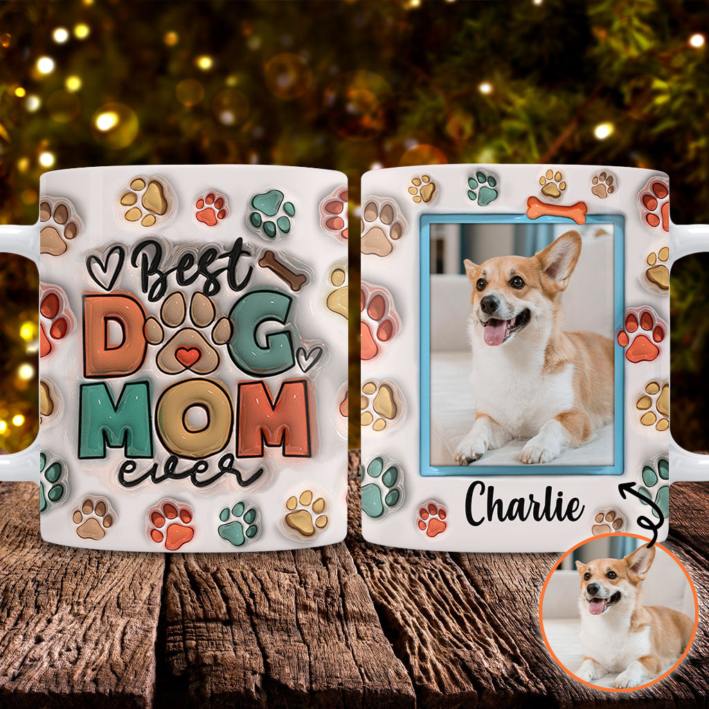 Lovely Dog/Cat Face - Personalized Dog Mug