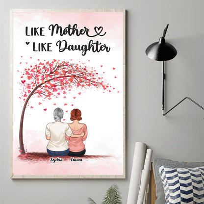 Forever Linked Together - Gift for mom, daughter, son - Personalized Canvas And Poster