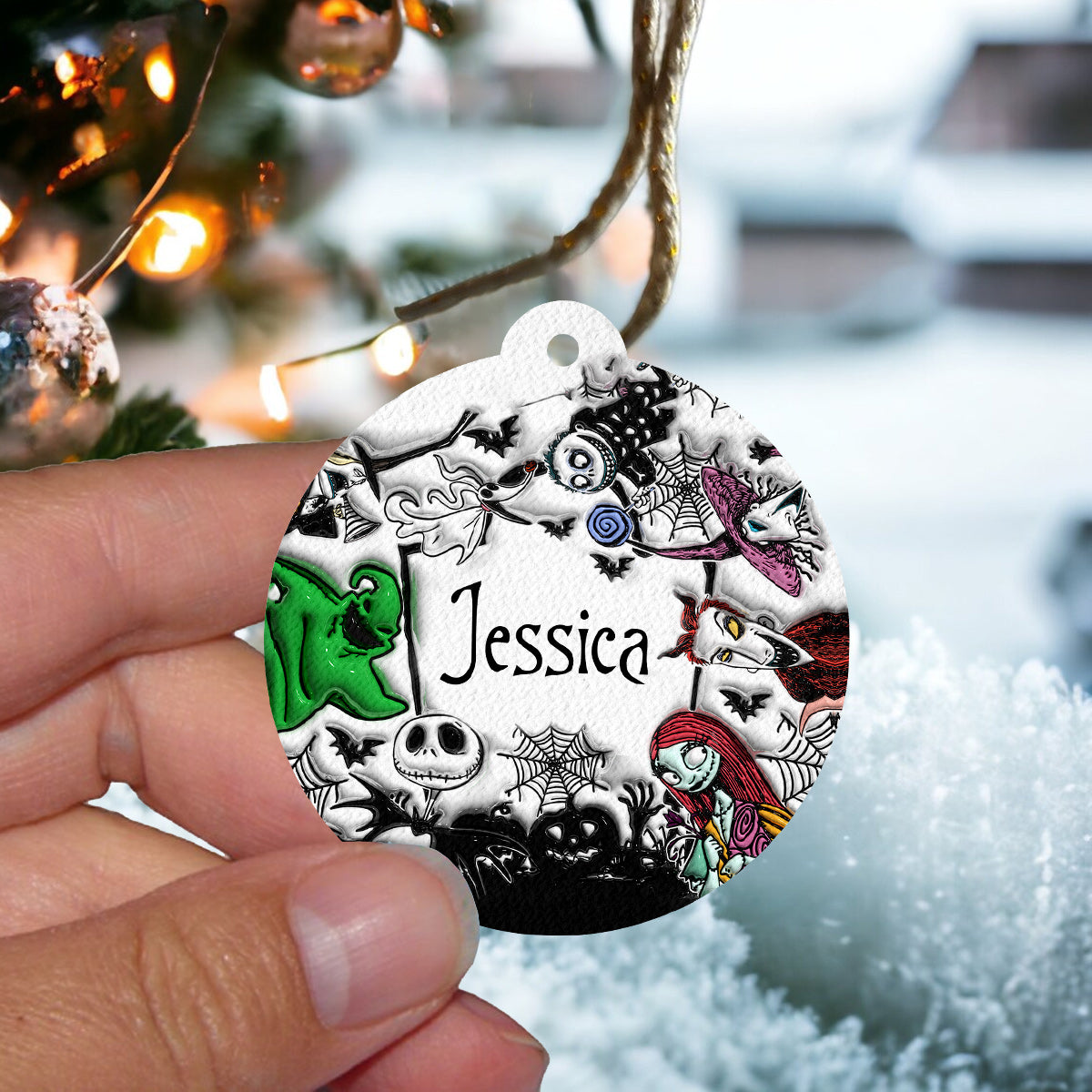 Nightmare - Personalized Nightmare Circle Air Freshener