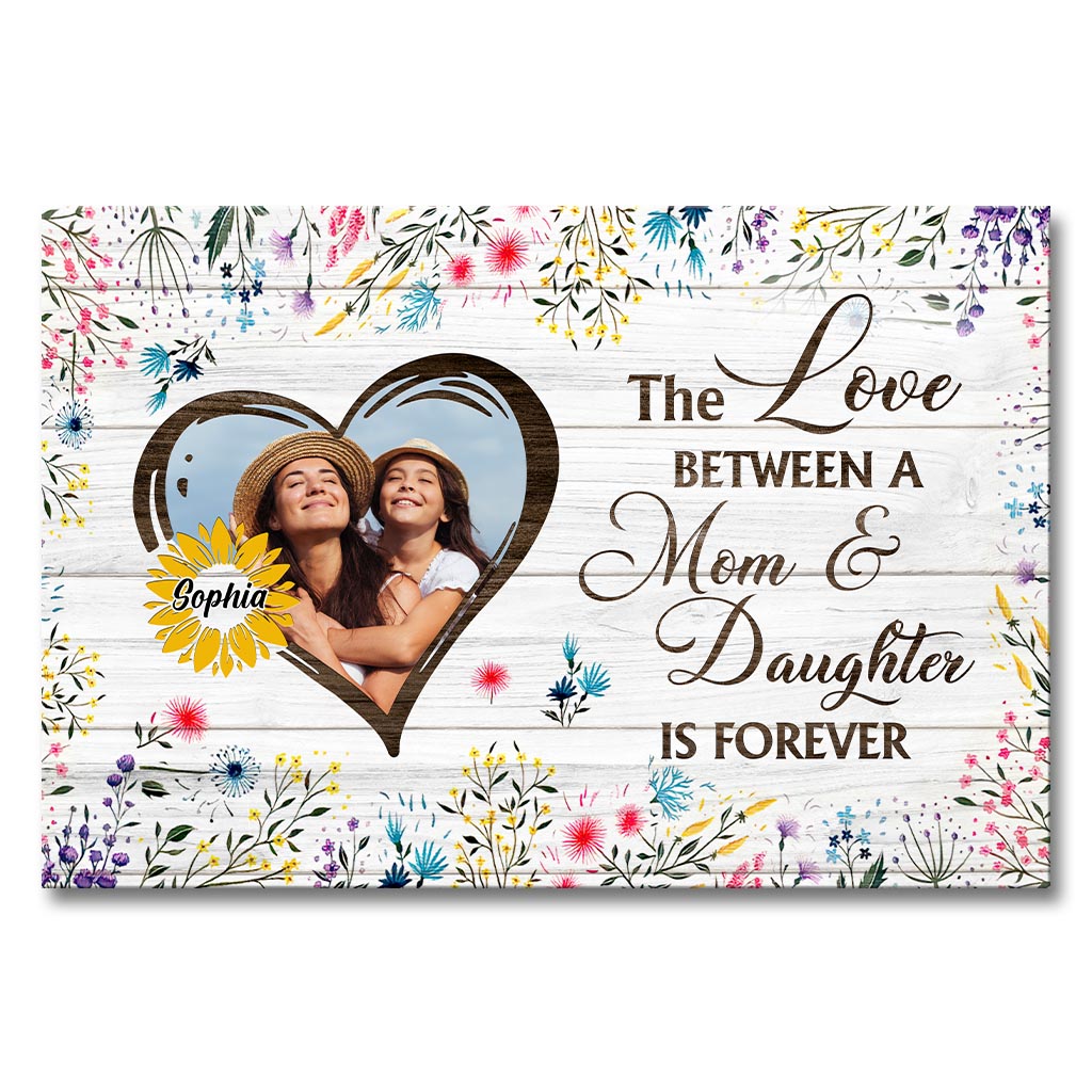 If Moms Were Flowers - Personalized Mother Canvas And Poster
