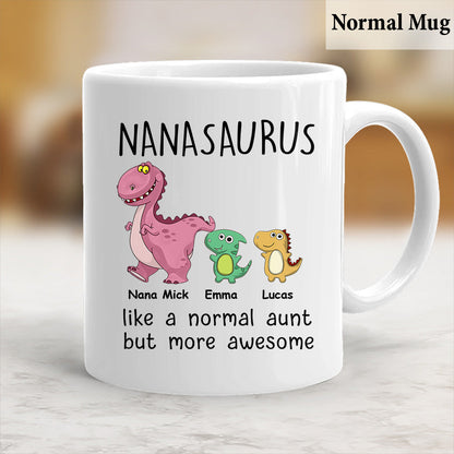 Like A Normal But More Awesome - Gift for mom, grandma, grandpa, dad, aunt, uncle - Personalized Mug