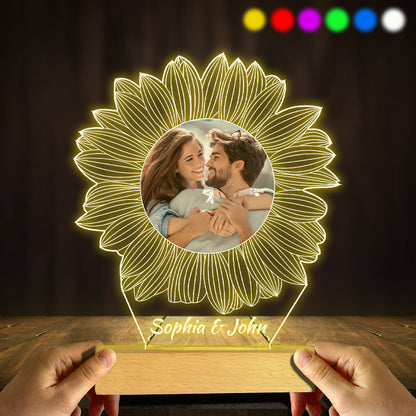 You Are My Sunshine - Gift for mom, grandma, sister, daughter, son, brother, grandpa, dad, wife, husband, friend - Personalized Shaped Plaque Light Base