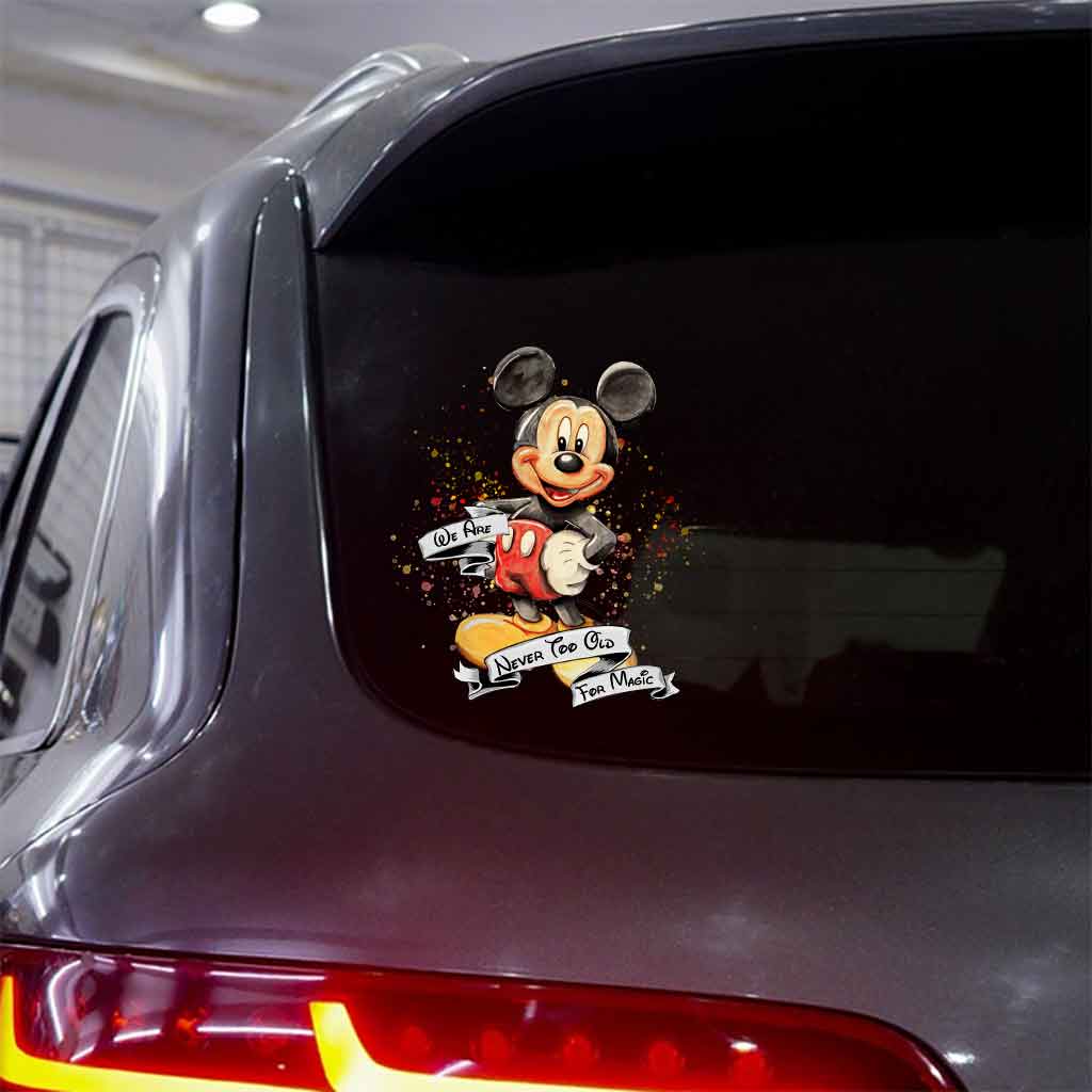 Never Too Old - Mouse Decal Full