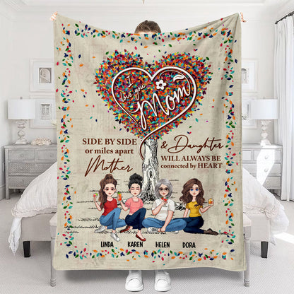 Mother We Love You - Personalized Mother Blanket