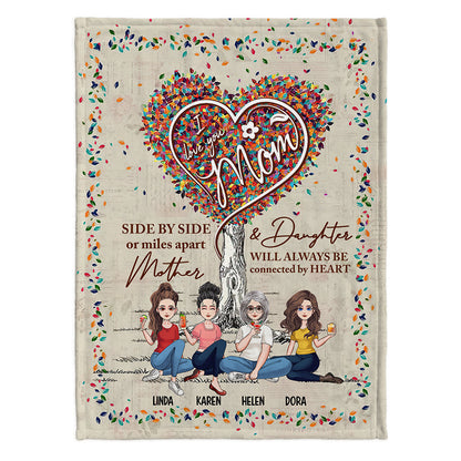 Mother We Love You - Personalized Mother Blanket