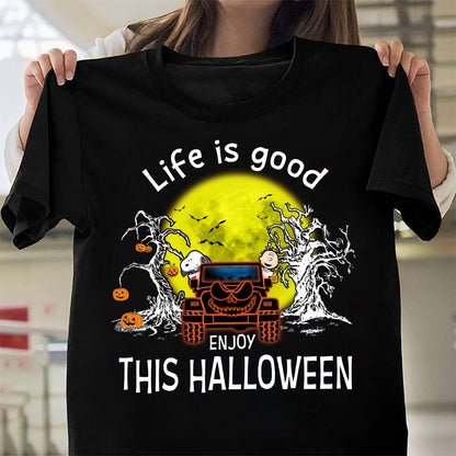 Enjoy Halloween Car T-shirt and Hoodie 0823