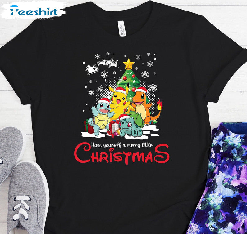 Have Yourself A Merry Little Christmas Monster Trainer T-shirt and Hoodie 0823