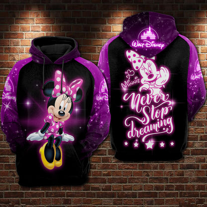 Never Stop Dreaming - Mouse All Over Shirts 0523