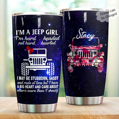 Jp Girl - Personalized Car Tumbler 0523