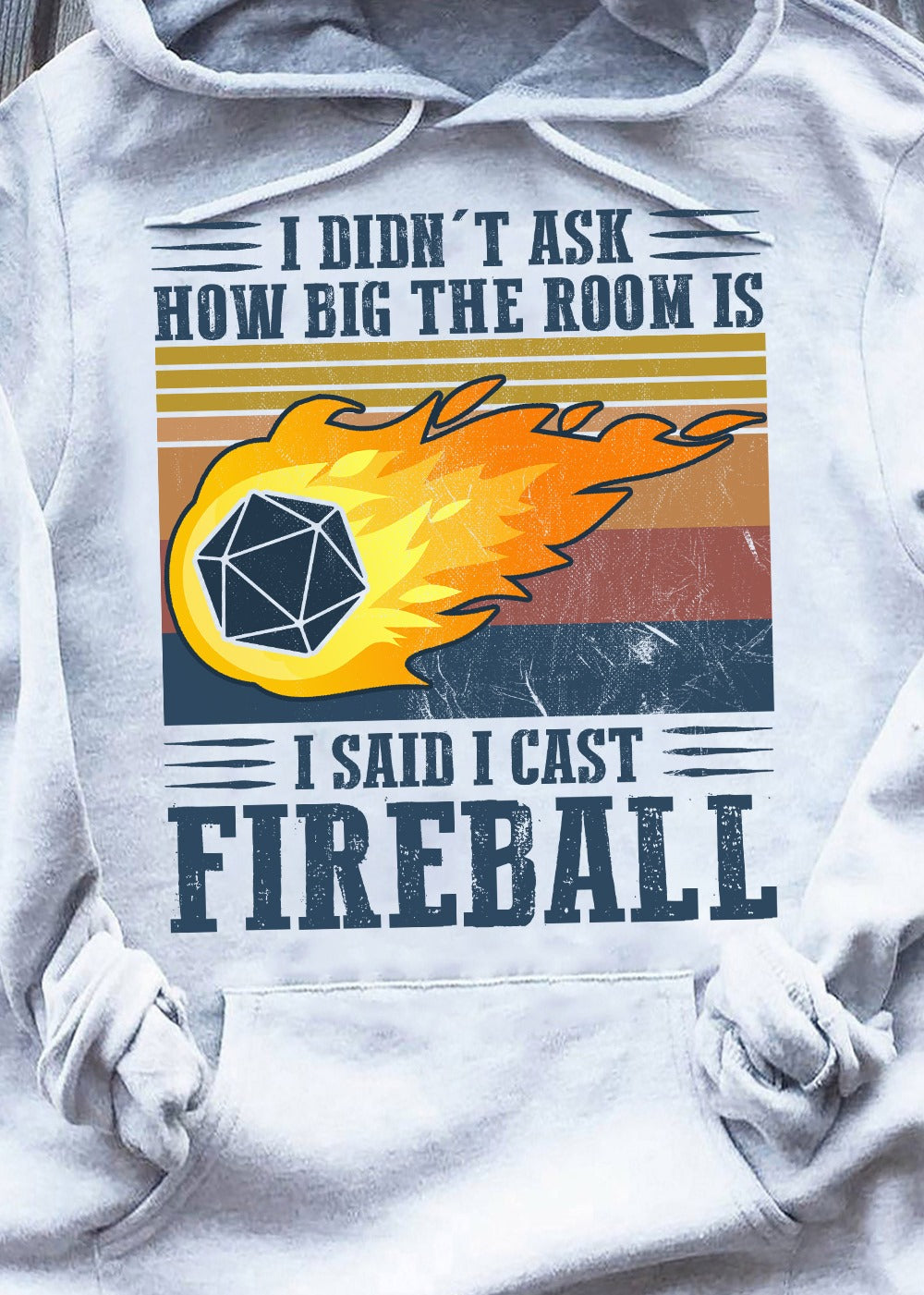 I Cast Fireball RPG T-shirt and Hoodie 0523