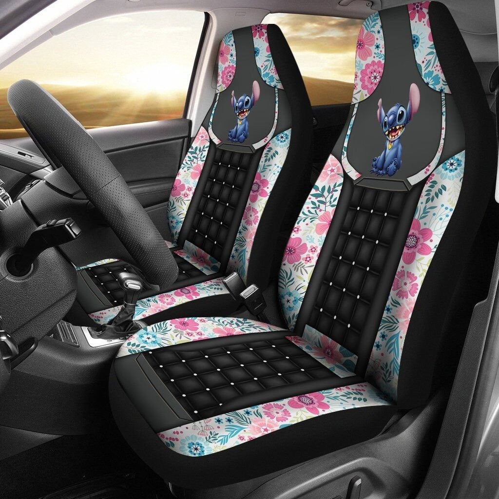 Floral Pattern Ohana Seat covers 0523