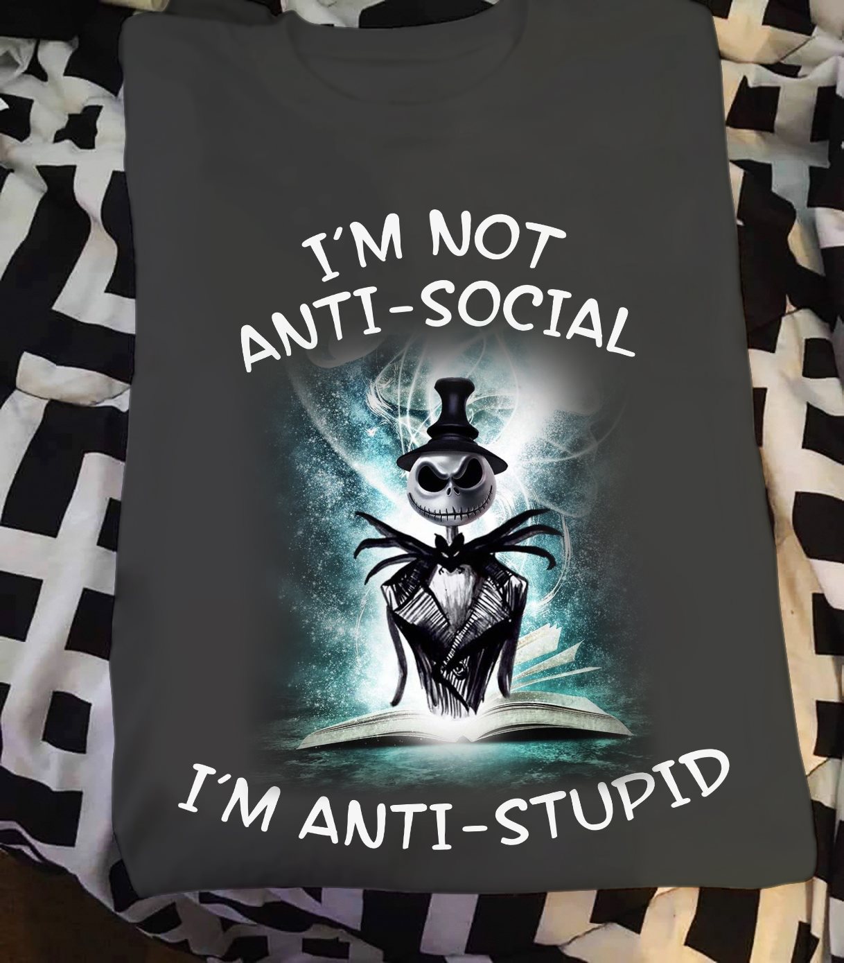 I'm Not Anti Social Nightmare T-shirt and Hoodie 0823