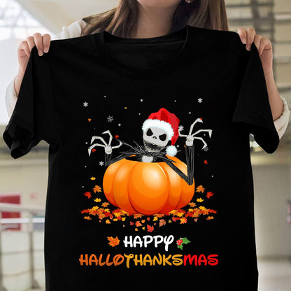 Happy Hallothanksmas Car T-shirt and Hoodie 0823