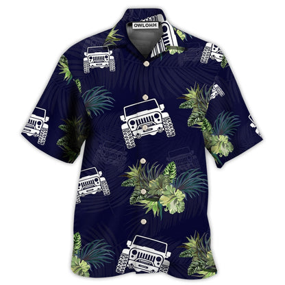 Lover Tropical Leaf Car Hawaiian Shirt 0523