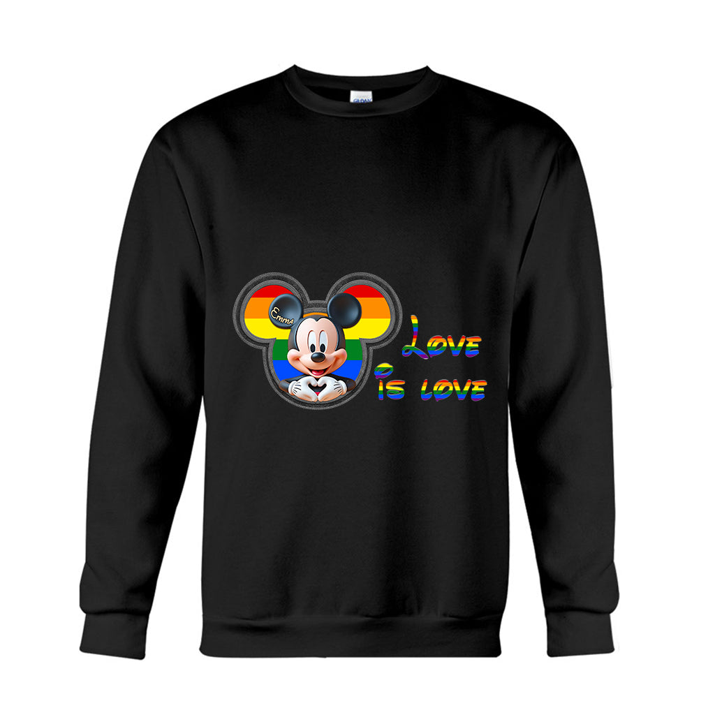 Love Is Love - Personalized LGBT Support T-shirt And Hoodie