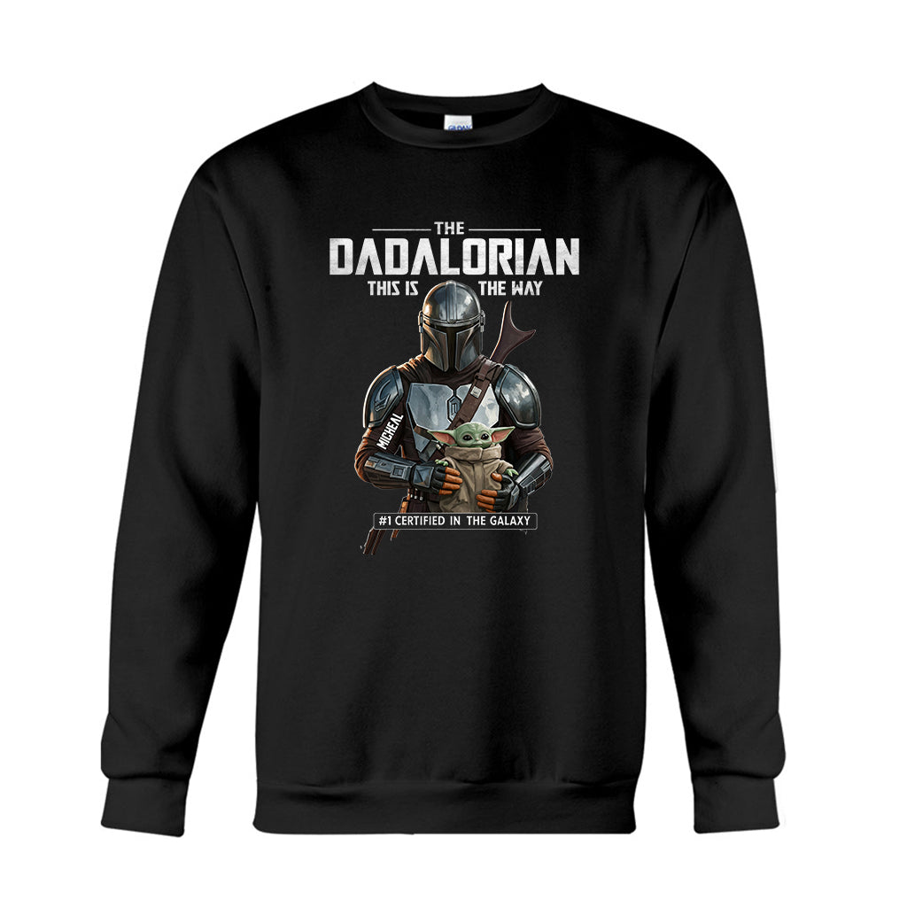 Dadalorian This Is The Way - Personalized The Force T-shirt And Hoodie