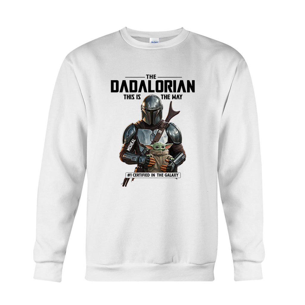 Dadalorian This Is The Way - Personalized The Force T-shirt And Hoodie