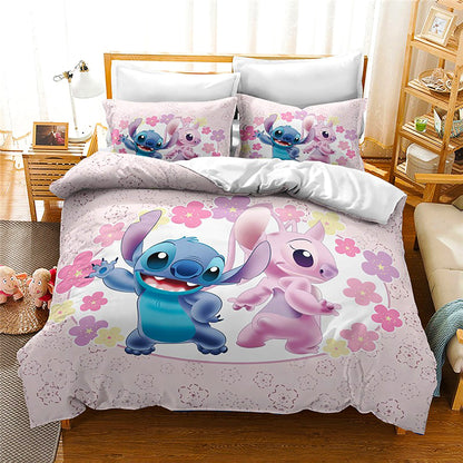 Cute Couple Ohana Bedding Set 0523