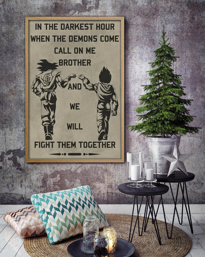 Call On Me Brother Seven Balls Canvas and Poster 0823