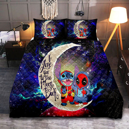 I Love You To The Moon And Back Ohana Quilt Set 0523