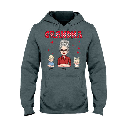 Grandma/ Mother And Kids - Personalized Mother's day Mother T-shirt and Hoodie