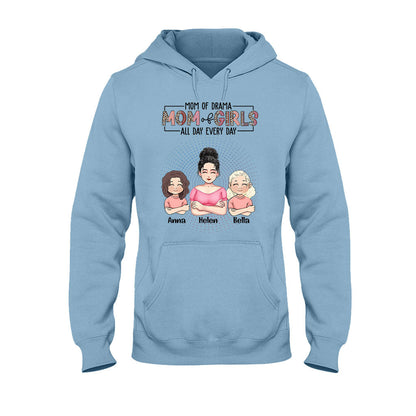 Mom Mode All Day - Personalized Mother's Day Mother T-shirt and Hoodie