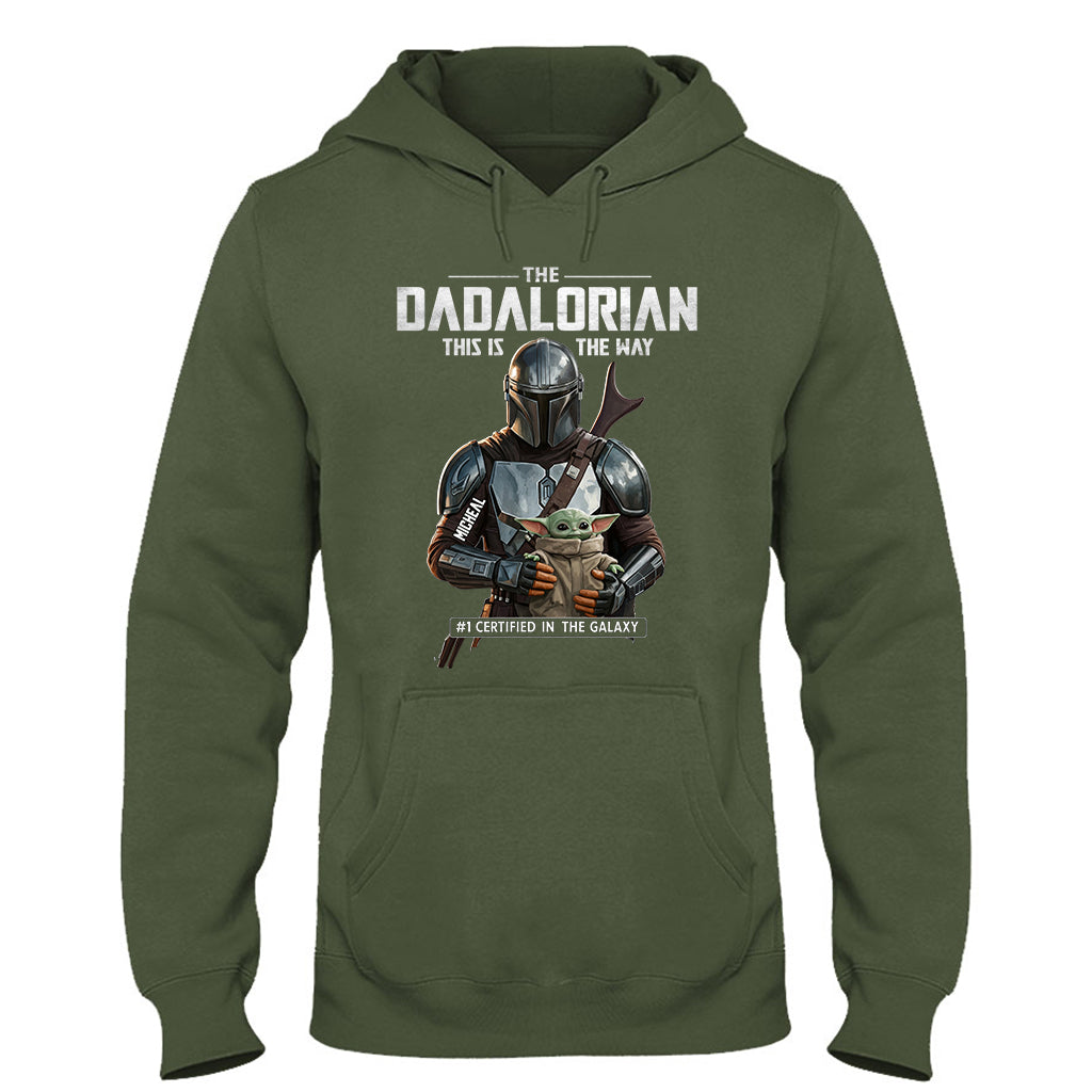 Dadalorian This Is The Way - Personalized The Force T-shirt And Hoodie