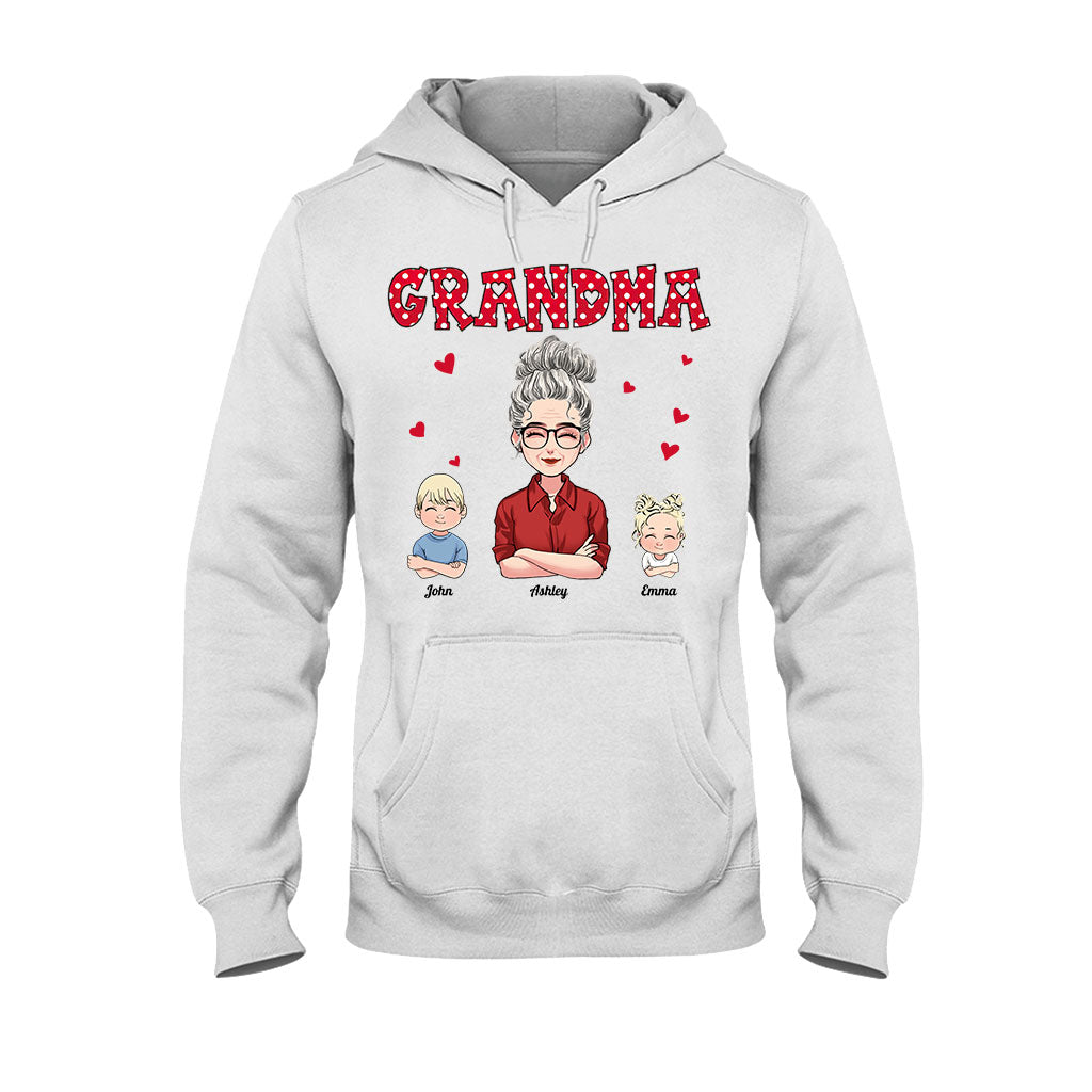 Grandma/ Mother And Kids - Personalized Mother's day Mother T-shirt and Hoodie