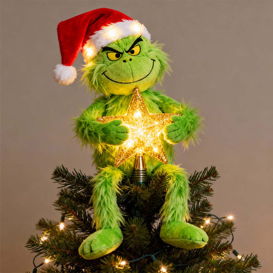 Merry Grinchmas - Stole Christmas LED Light Tree Topper