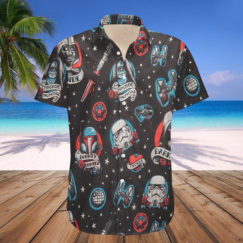 Galaxy Wars The Force Hawaiian Shirt 0523