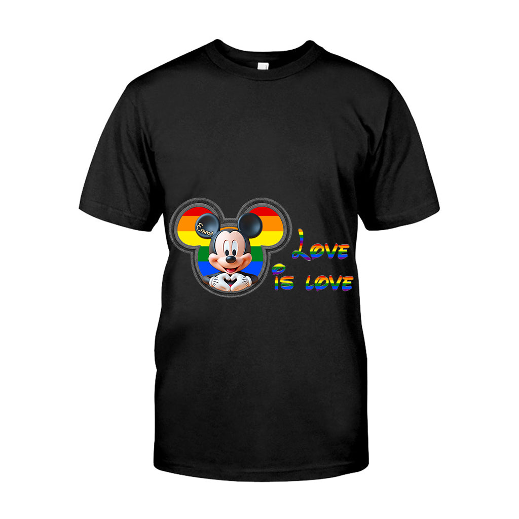 Love Is Love - Personalized LGBT Support T-shirt And Hoodie
