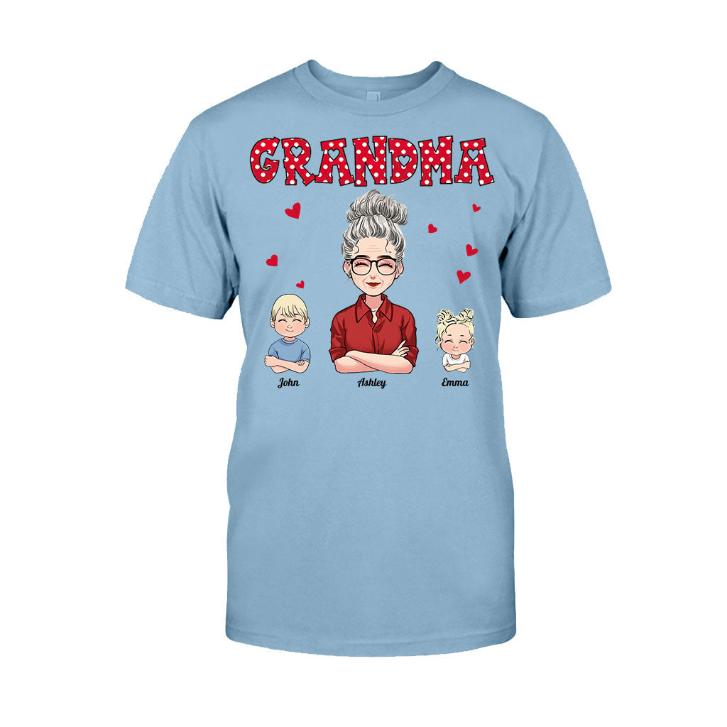 Grandma/ Mother And Kids - Personalized Mother's day Mother T-shirt and Hoodie