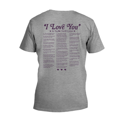 I Love You In Lyrics - Personalized Tay-tay Lover T-shirt and Hoodie