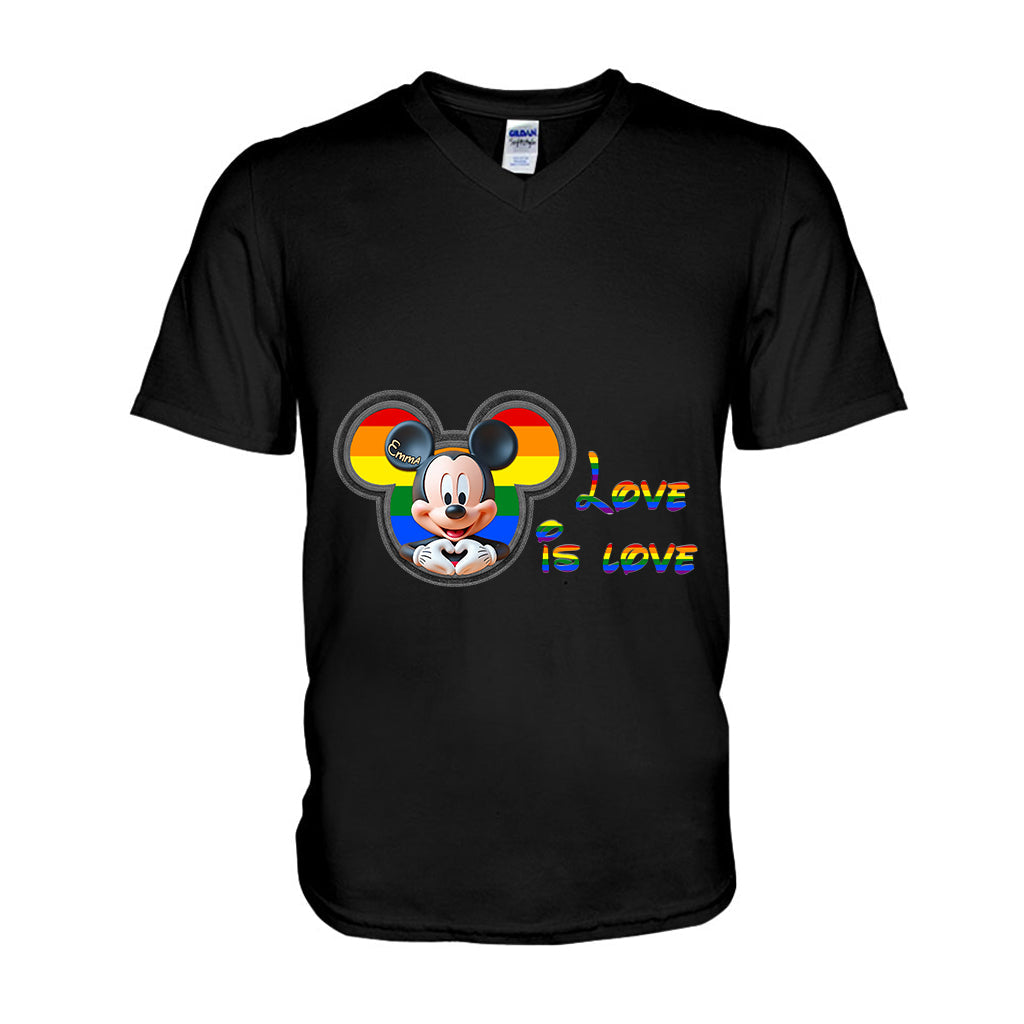 Love Is Love - Personalized LGBT Support T-shirt And Hoodie