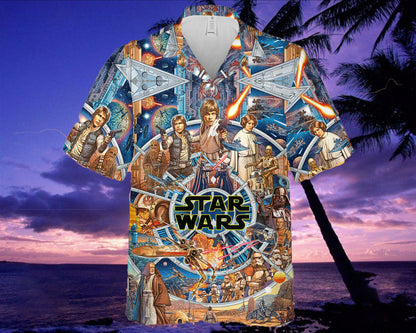 Galaxy Wars The Force Hawaiian Shirt 0523