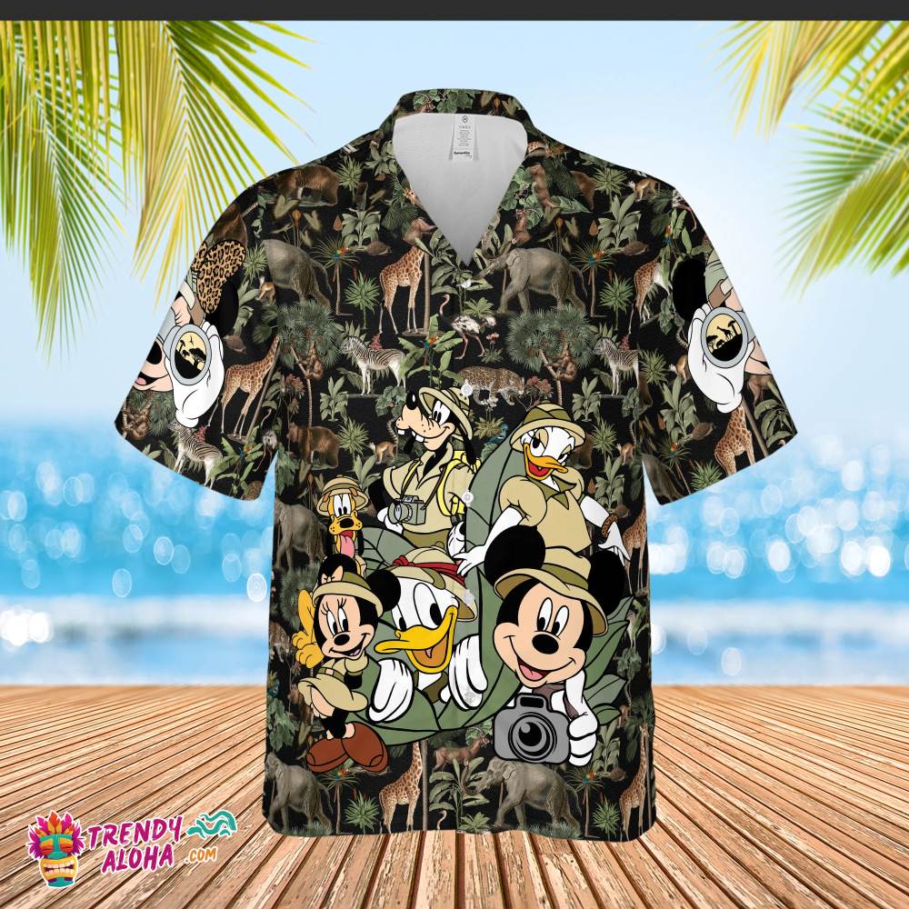 Safari Mouse Hawaiian Shirt 0224