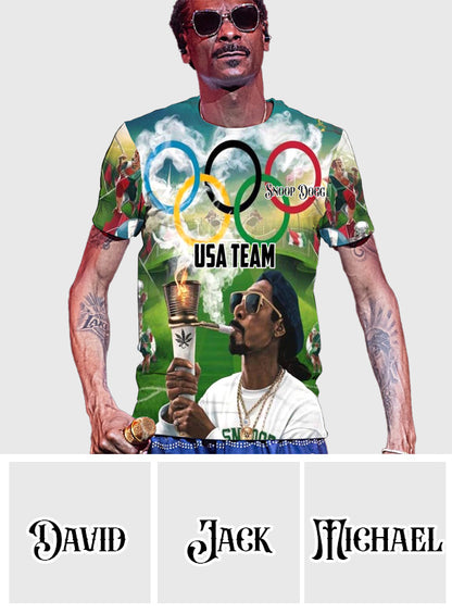 fire Olympic - Personalized All Over Shirt