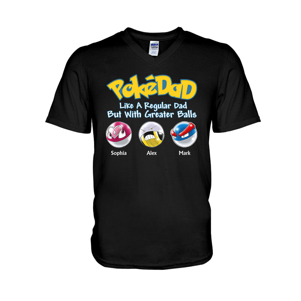 Pokedad - Personalized Monster Trainer T-shirt And Hoodie