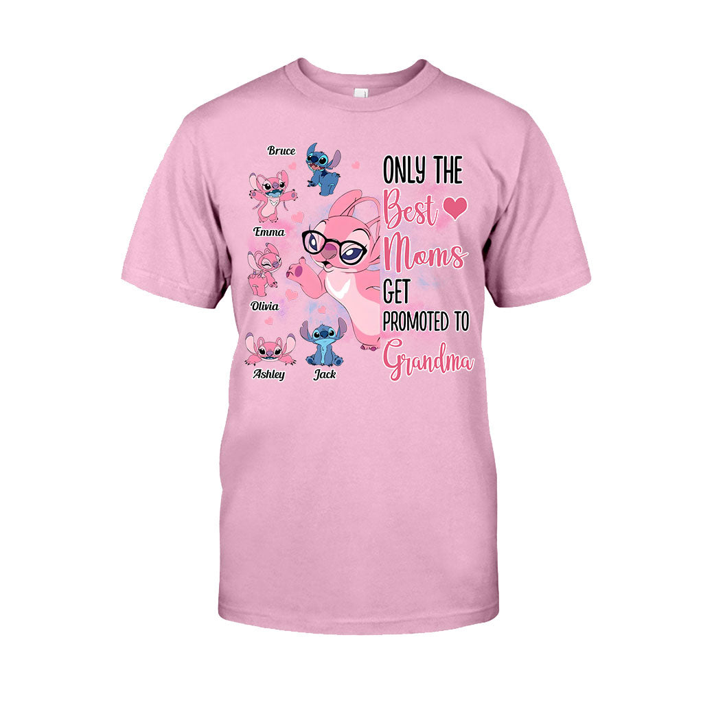Only The Best Moms Get Promoted To Grandma - Personalized Grandma T-shirt And Hoodie
