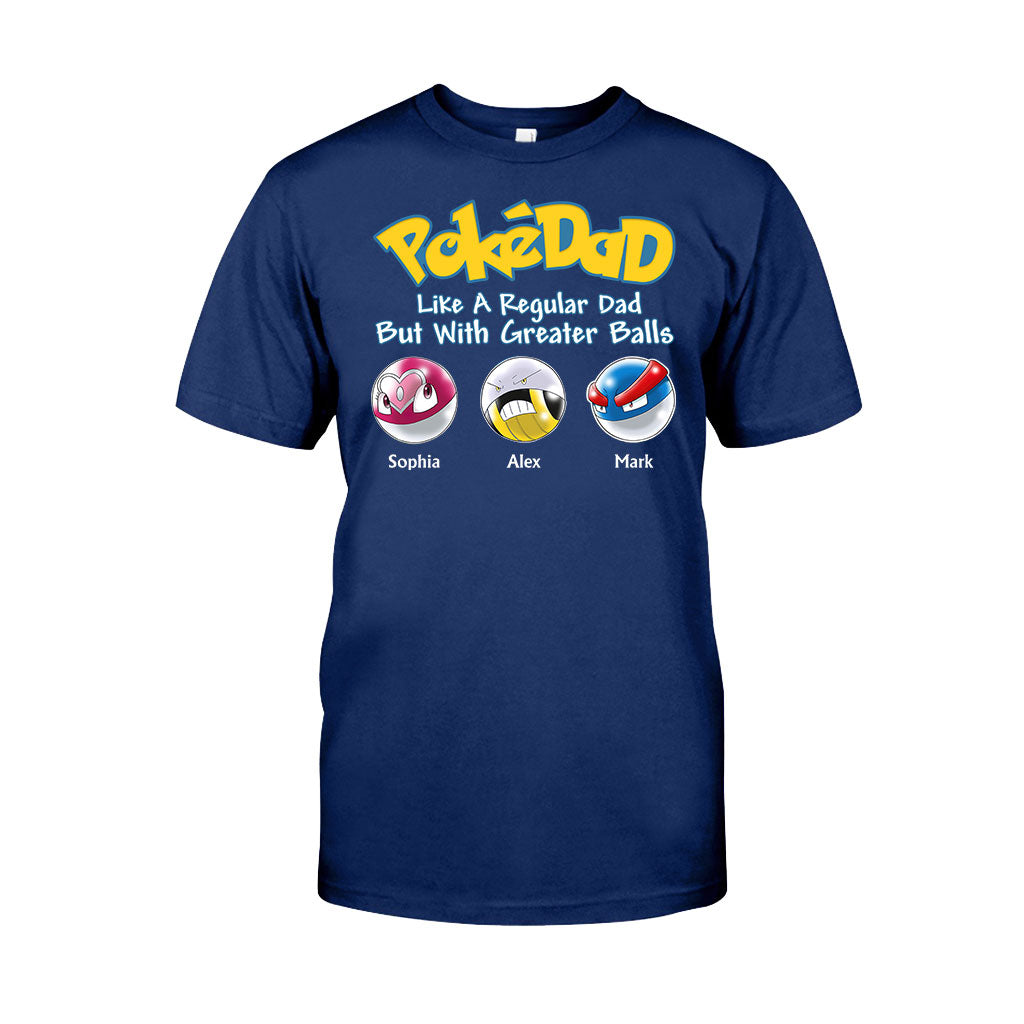 Pokedad - Personalized Monster Trainer T-shirt And Hoodie