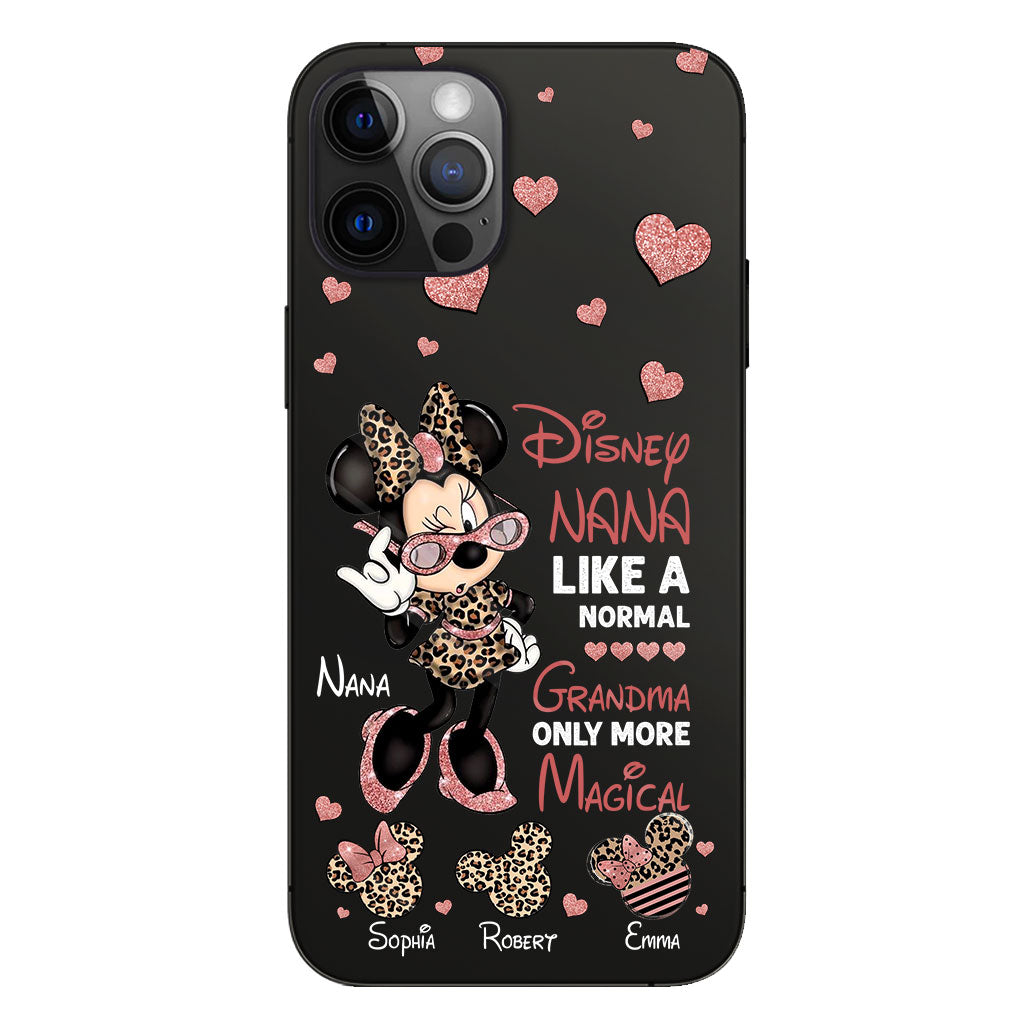 Like A Normal Grandma Only More Magical - Personalized Grandma Clear Phone Case