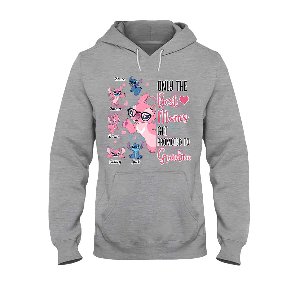 Only The Best Moms Get Promoted To Grandma - Personalized Grandma T-shirt And Hoodie