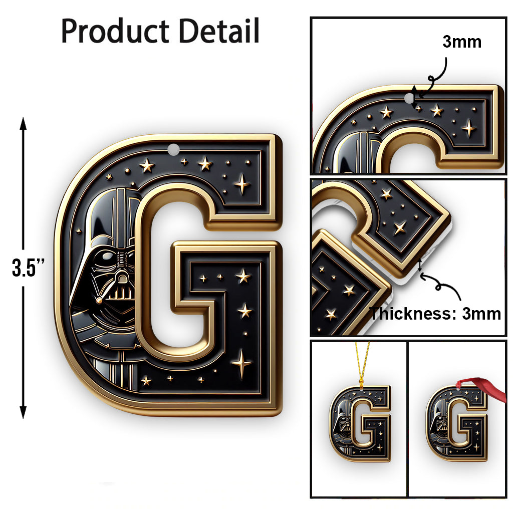 The Force Letter - Personalized The Force Ornament